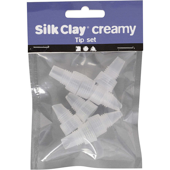 Tllenset fr Silk Clay Creamy, 8 Stck