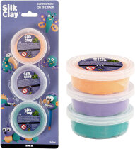 Silk Clay®, Grün, Lila, Neonorange