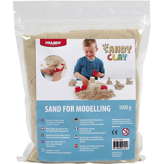 Sandy Clay lebensechter Spielsand, natur, 1 kg