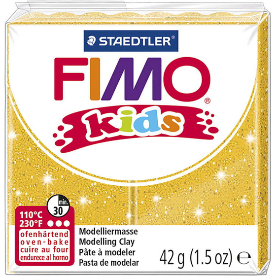 FIMO Kids Clay, Gold, Glitzer