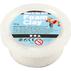 Foam Clay®, Leuchtet im Dunkeln, 35g