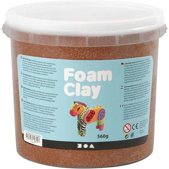 Foam Clay, Braun, 560g