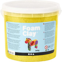 Foam Clay®, Gelb, Metallic-Farbe, 560g