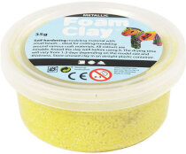 Foam Clay®, Gelb, Metallic-Farbe, 35g