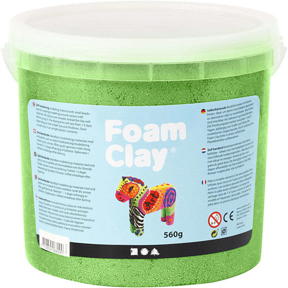 Foam Clay®, Grün, Metallic-Farbe, 560g