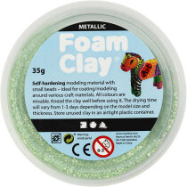 Foam Clay®, Grün, Metallic-Farbe, 35g