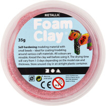 Foam Clay®, Rot, Metallic-Farbe, 35g