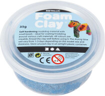 Foam Clay®, Blau, Metallic-Farbe, 35g