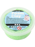 Foam Clay® , Grün, Glitter, 35g