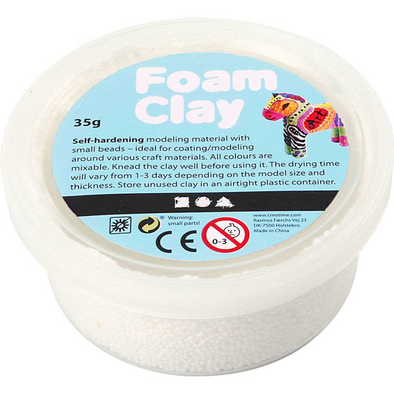 Foam Clay®, Weiß, 35g
