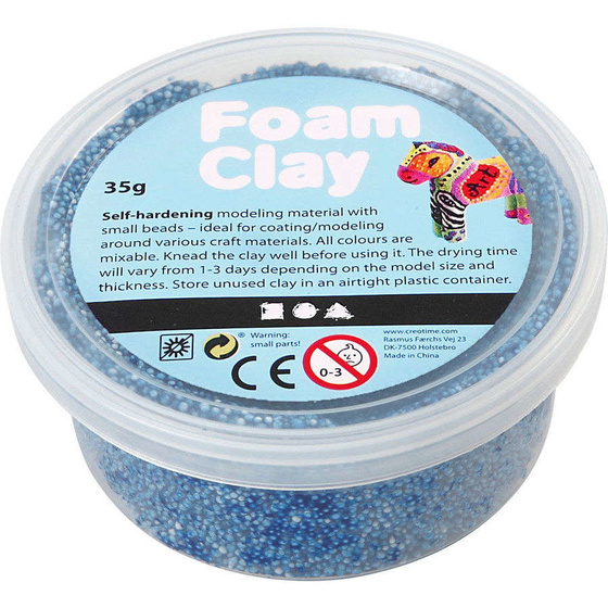 Foam Clay, Blau, 35g