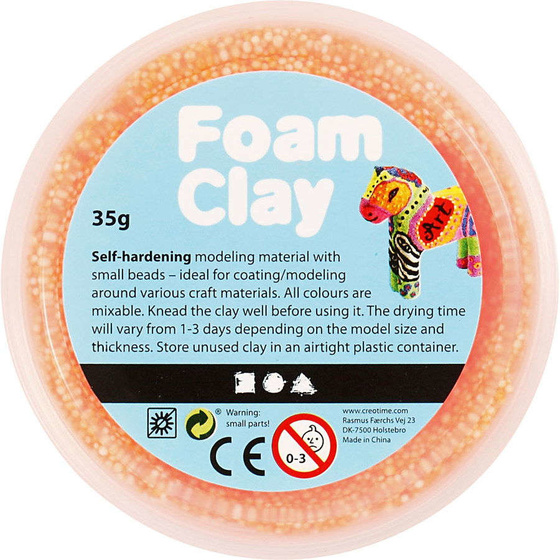 Foam Clay®, Neonorange, 35g