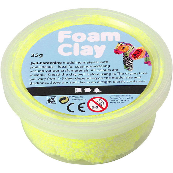 Foam Clay®, Neongelb, 35g