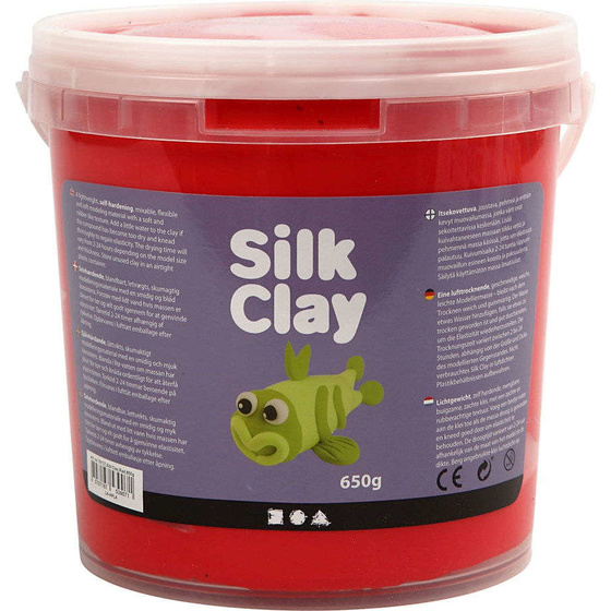 Silk Clay, Rot, 650 g