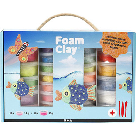 Foam Clay Set , Sortierte Farben, 1 Set