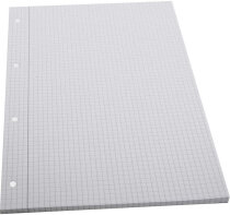 Schreibpapierblock, A4 21x30 cm,  60 g, kariert
