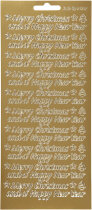 Sticker Merry Christmas and a Happy New Year