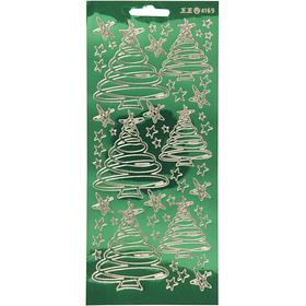 Sticker Weihnachtsbäume