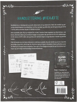 Übungsheft "Hand Lettering", Größe 21x28 cm, Stärke: 1 cm, Dänischer Text