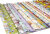 Geschenkpapier, Blatt 52x75 cm,  80 g, 50Bl. sort.