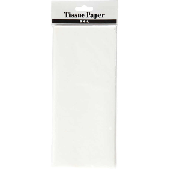 Seidenpapier, 50 x 70 cm, Weiß, 10Bl.
