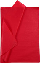 Seidenpapier, 50 x 70 cm, Rot, 10Bl.