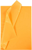 Seidenpapier, 50 x 70 cm, Gelb, 10Bl.