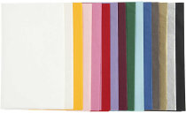 Seidenpapier - Sortiment, 50 x 70 cm, Sortierte Farben,...