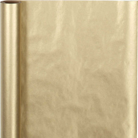 Geschenkpapier, B 50 cm,  60 g, Gold, 5m