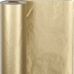Geschenkpapier, B 50 cm,  60 g, Gold, 100m