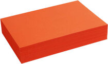 Farbiges Papier, A4,  80 g, Intensiv orange, 500Bl.
