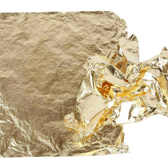 Blattmetall, 16x16 cm, Gold