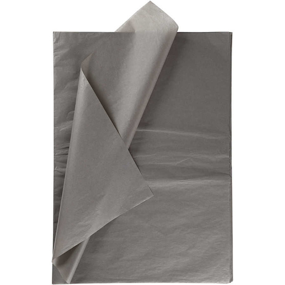 Seidenpapier, 50 x 70 cm, Grau, 25Bl.