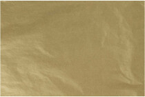 Seidenpapier, 50 x 70 cm, Gold, 25Bl.