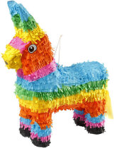 Piñata, 39 x 13x55 cm, Kräftige Farben