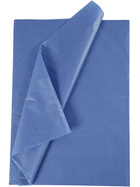 Seidenpapier, 50 x 70 cm, Blau, 25Bl.