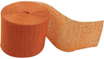 Krepppapier - Streifen, B 5 cm, L 20 m, Orange, 20Rollen