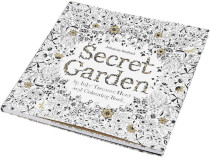 Antistress Malbuch, Größe 25x25 cm, Secret Garden