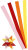 Papierstreifen für Fröbelsterne, B: 15 mm,  6,5 cm, Gelb, Orange, Pink, Rot, 100sort., L: 45 cm