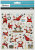 Fancy Glitzer Sticker, singender Nikolaus