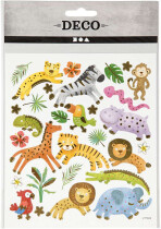 Sticker, Safari-Tiere