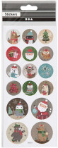 Sticker mit Weihnachtsmotiven