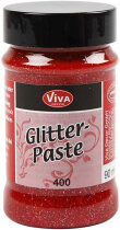 Glitter-Paste, Rot, 90ml