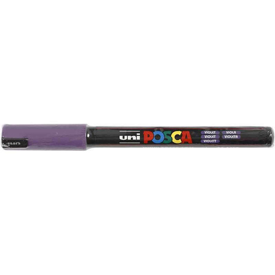 Uni Posca Marker, 0,7 mm, Violett, extrafein