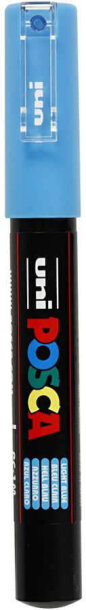 Uni Posca Marker, 0,7 mm, Hellblau, extrafein