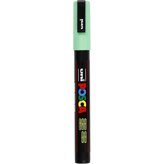 Uni Posca Marker, 0,9-1,3 mm, Hellgrün, fein