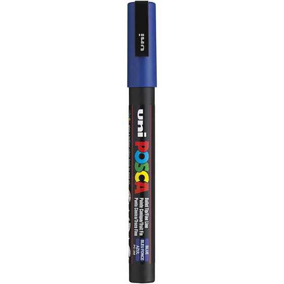 Uni Posca Marker, 0,9-1,3 mm, Blau, fein