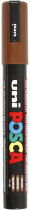 Uni Posca Marker, 2,5 mm, Braun, Medium