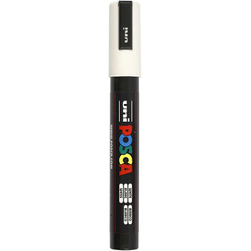 Uni Posca Marker, 2,5 mm, Wei, Medium