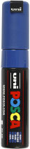 Uni Posca Marker, 8 mm, Blau, breit